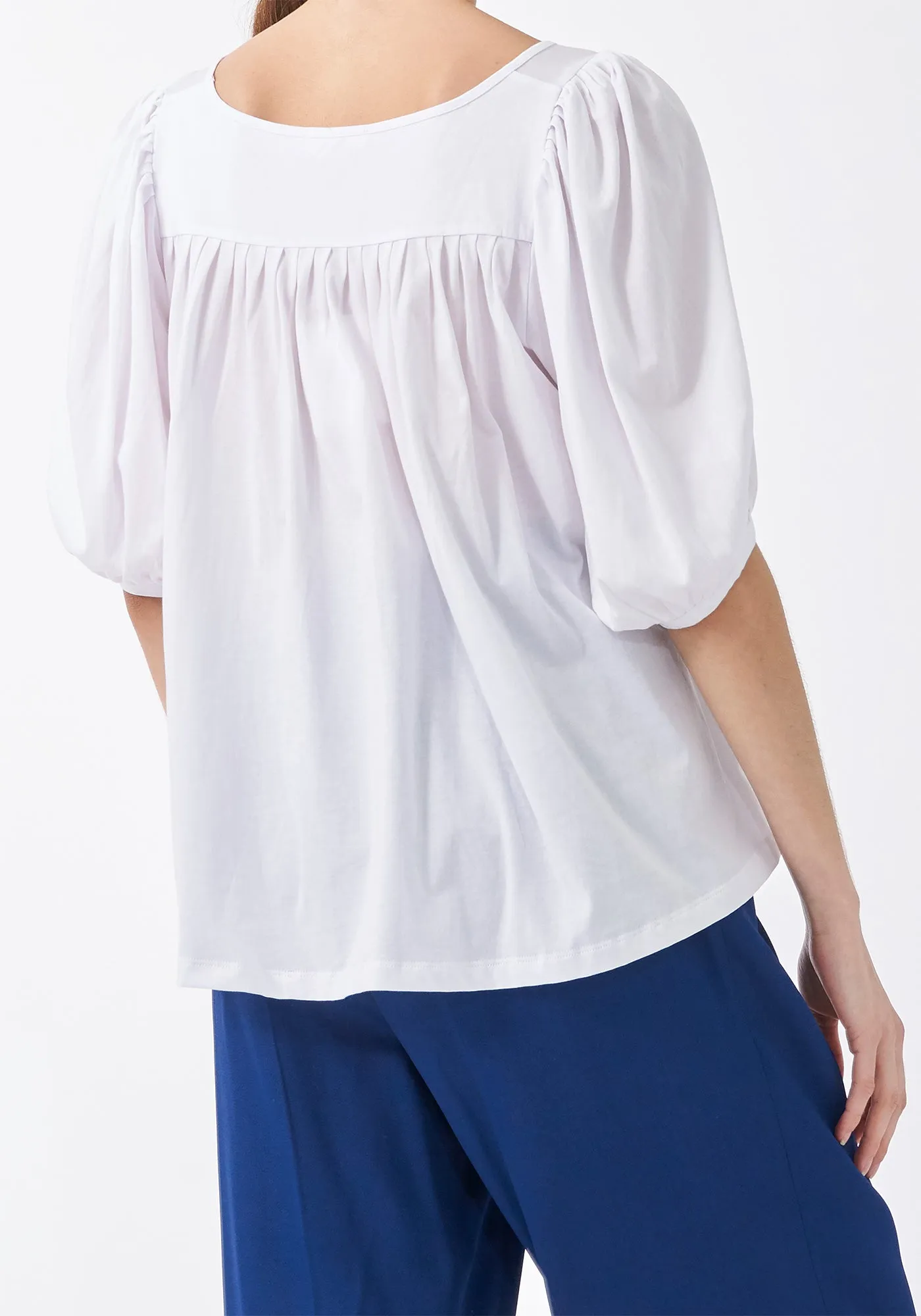 Kristina Top - White sold by DEMYLEE product image thumbnail 2