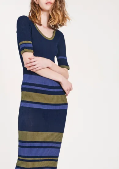 Artesia Dress - Brown Combo sold by DEMYLEE product image thumbnail 2