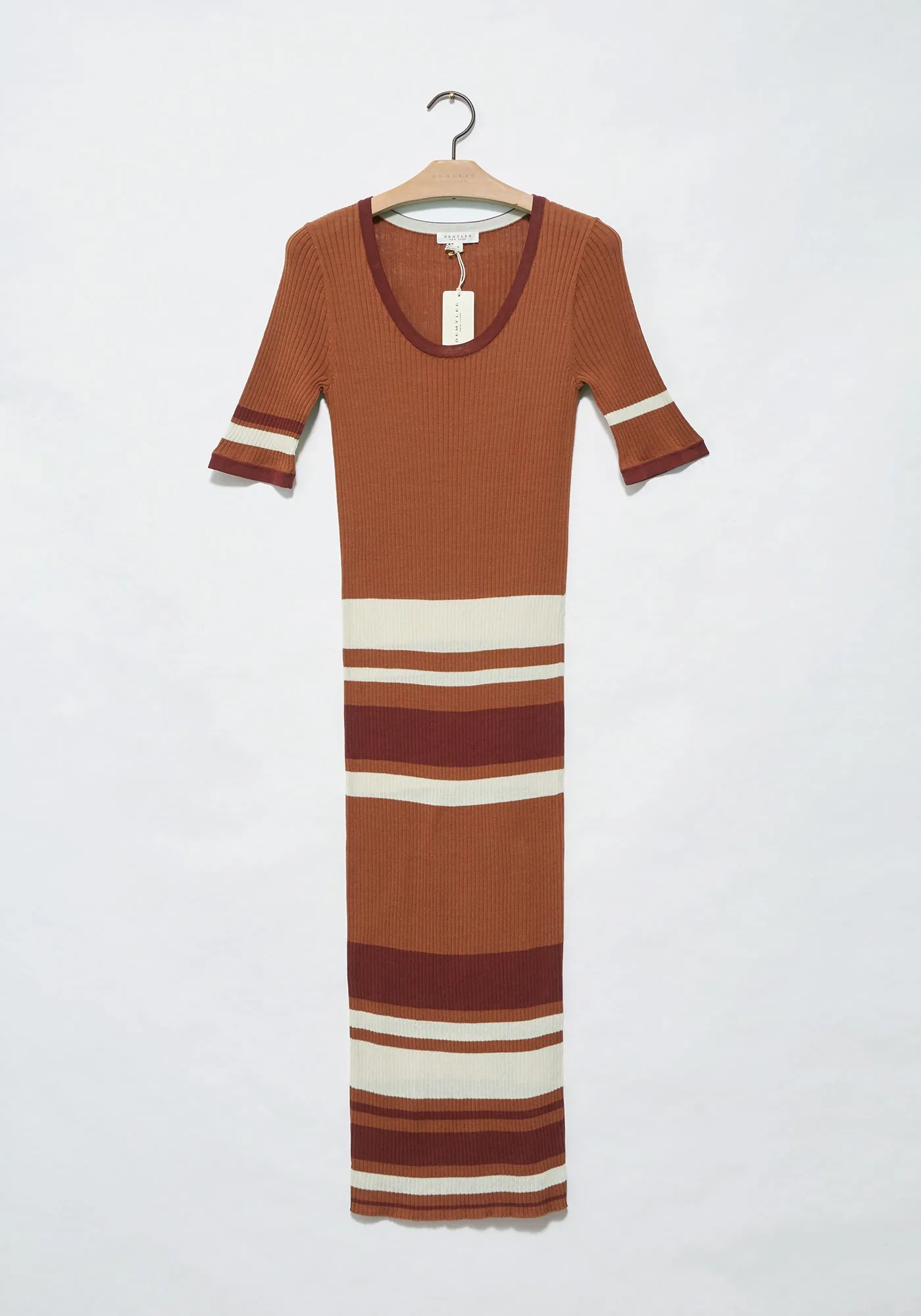 Artesia Dress - Brown Combo sold by DEMYLEE