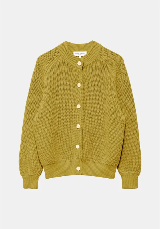 Callan Cardigan - Olive Oil sold by DEMYLEE