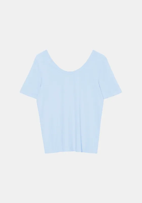 Helia Top - Light Blue sold by DEMYLEE