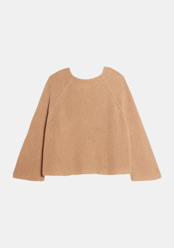 Bade Sweater - Soft Camel made by DEMYLEE