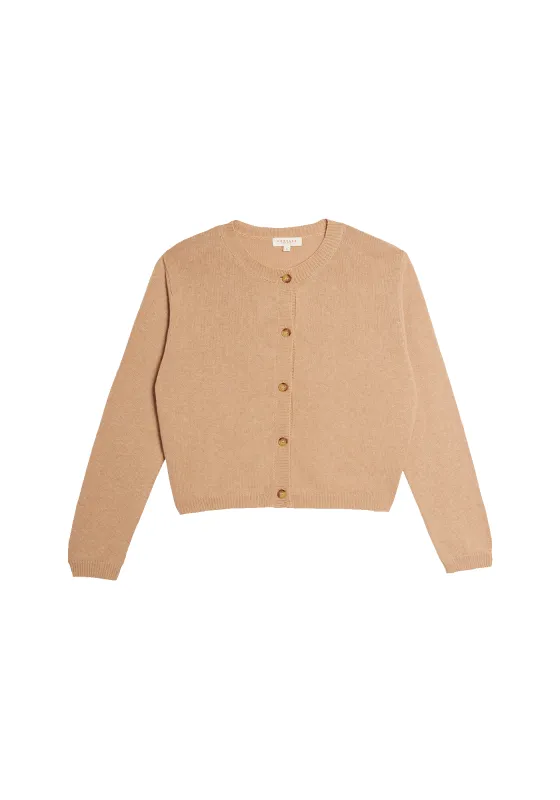 Koda Cardigan - Soft Camel sold by DEMYLEE