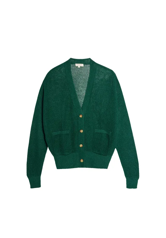 Adonis Cardigan - Jungle Green sold by DEMYLEE