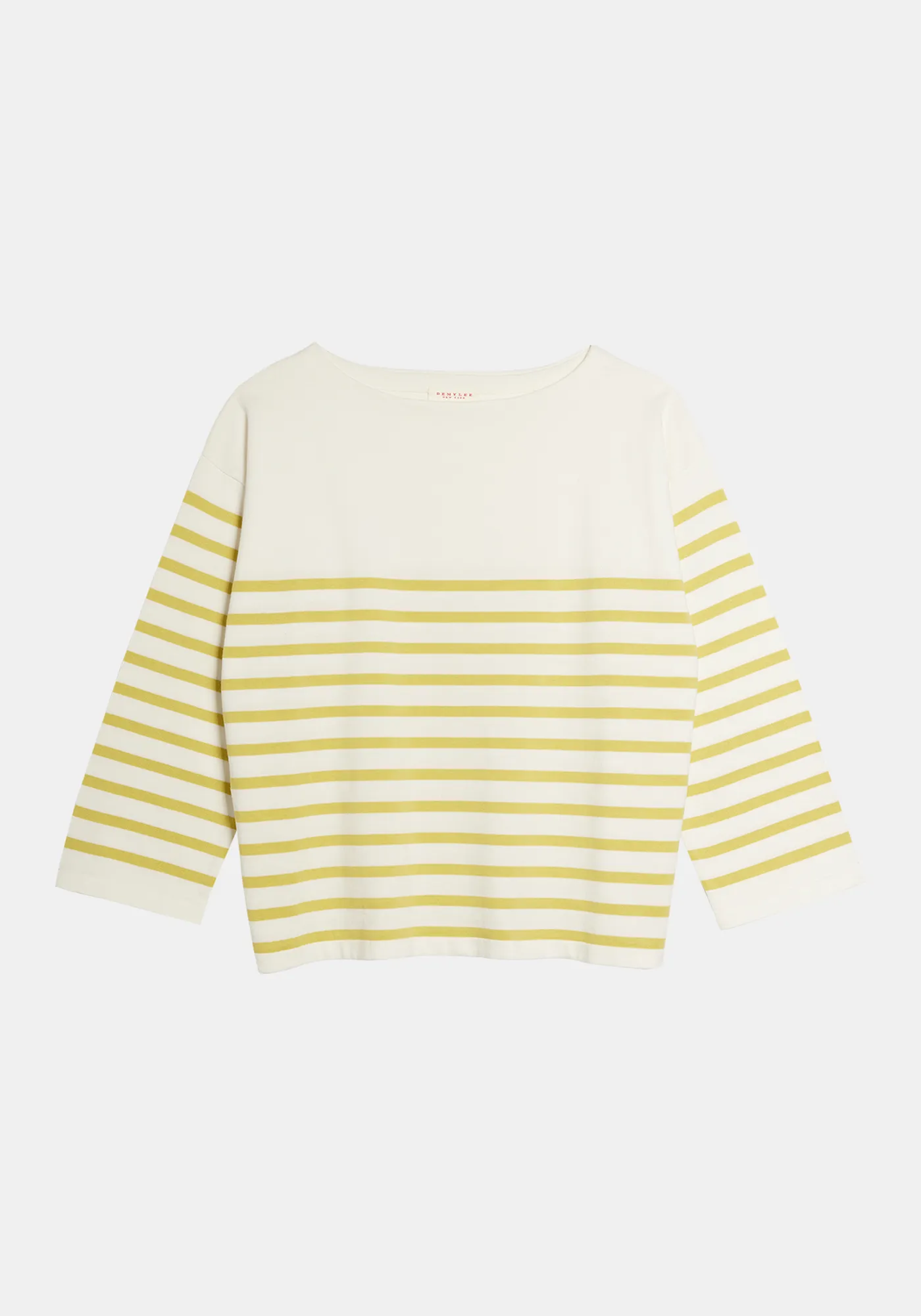Barid Stripe Sweater - White / Lemon sold by DEMYLEE