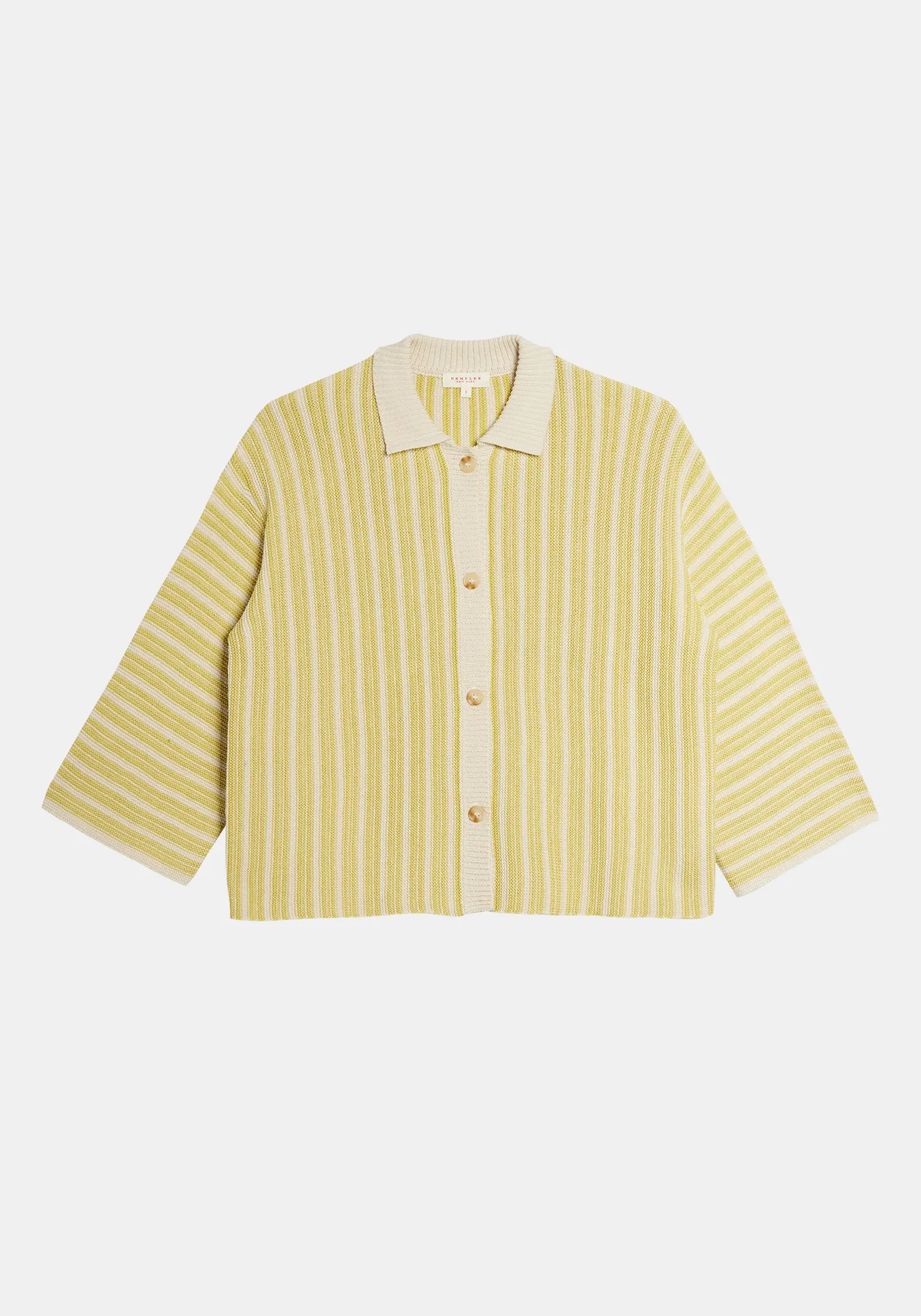 Cassian Stripe Top - White / Lemon sold by DEMYLEE