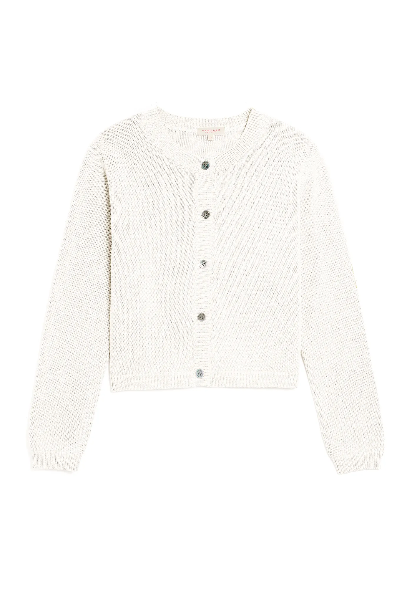 Yvonne Cardigan - Chalk White sold by DEMYLEE