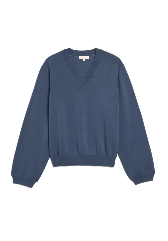 Eloise Top - Slate Blue sold by DEMYLEE