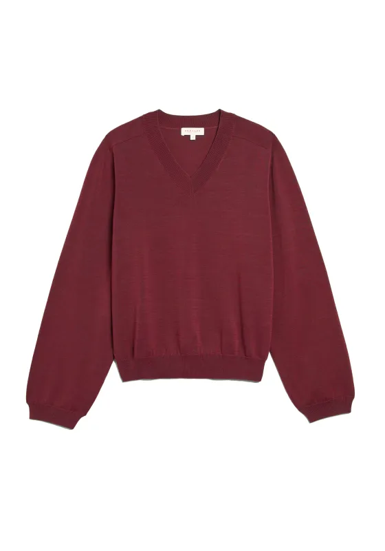 Eloise Top - Burgundy sold by DEMYLEE