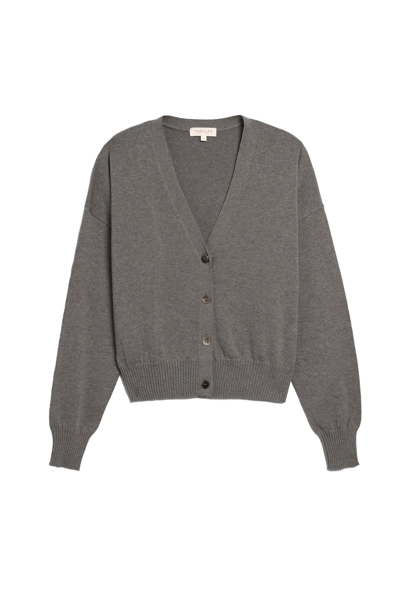 Lola Cardigan - Dark Heather Grey sold by DEMYLEE