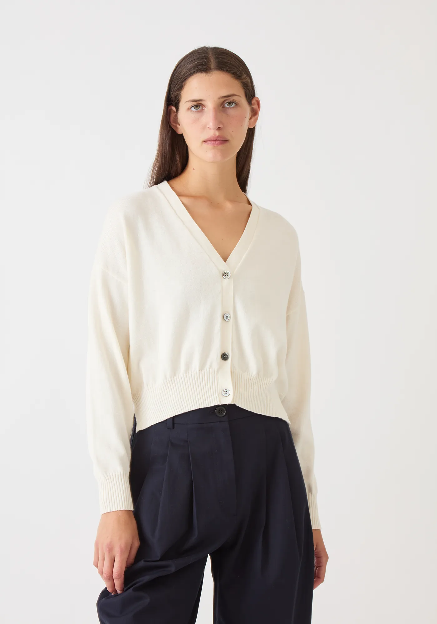 Lola Cardigan - Dark Heather Grey sold by DEMYLEE product image thumbnail 2