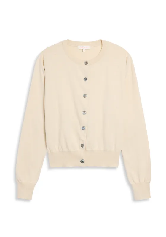 Edina Cardigan - Ivory sold by DEMYLEE