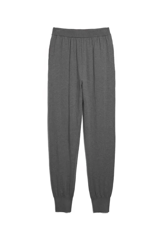 Hessa Pant - Dark Heather Grey sold by DEMYLEE