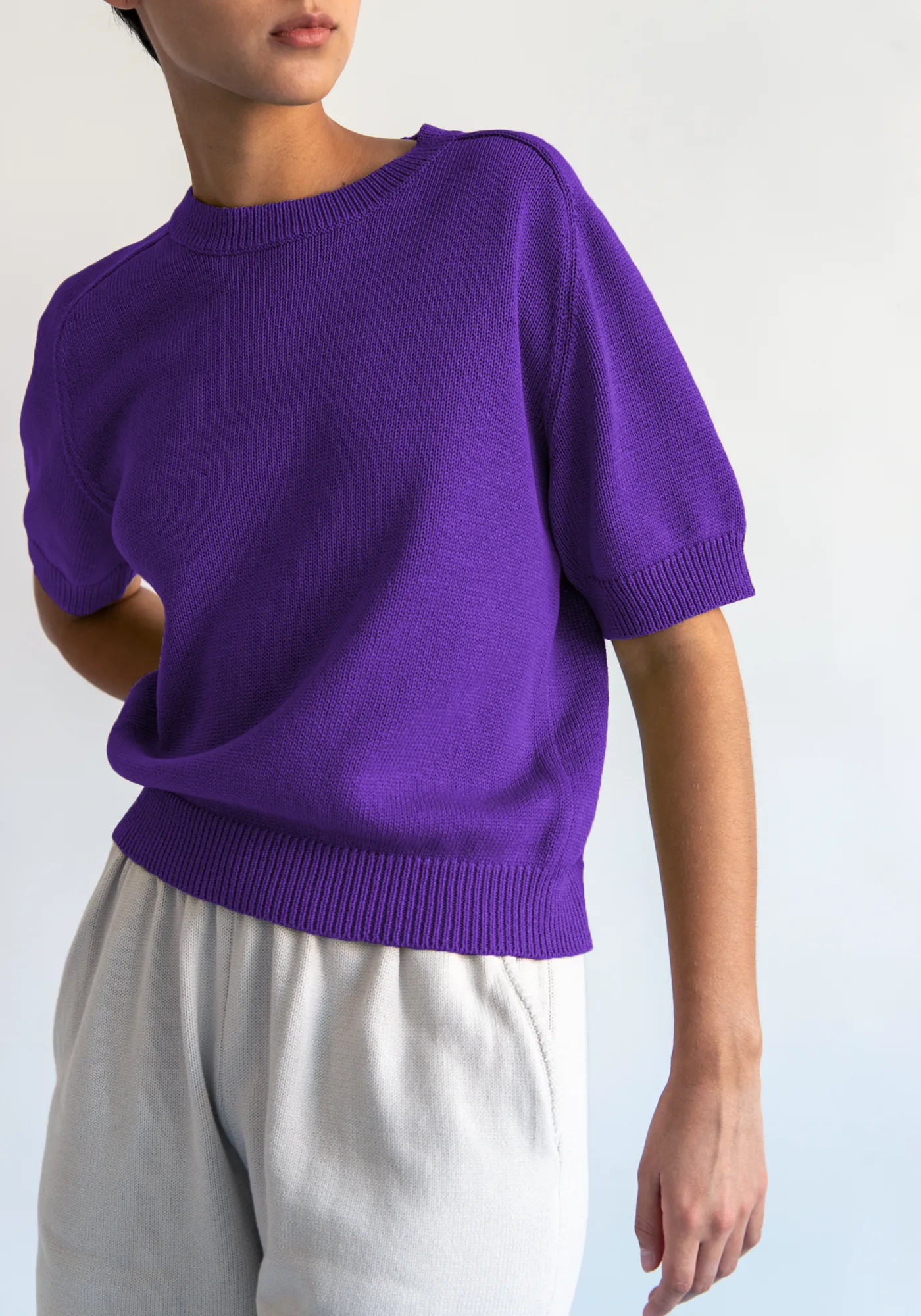 Vika Top - Chalk White sold by DEMYLEE product image thumbnail 2