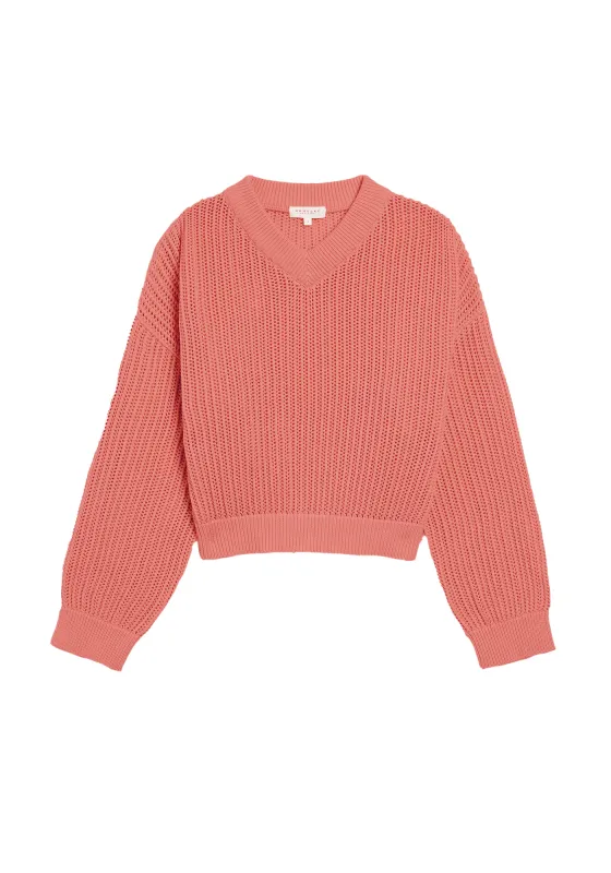 Gabrie Sweater - Coral sold by DEMYLEE