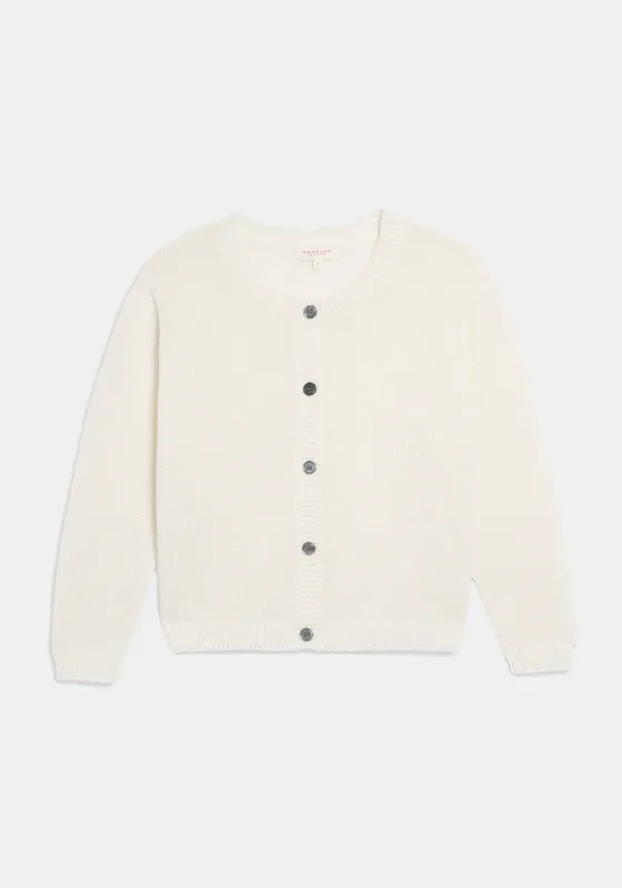 Jackie Cardigan - White sold by DEMYLEE