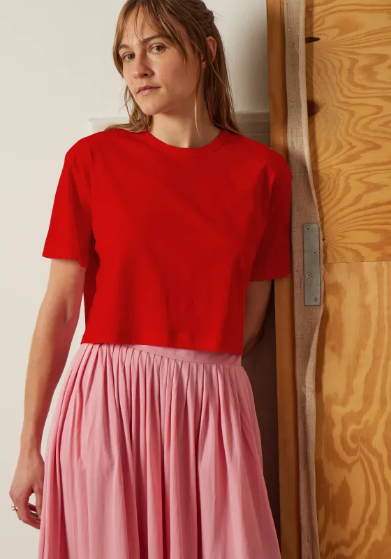 Kirsten Top - Red sold by DEMYLEE