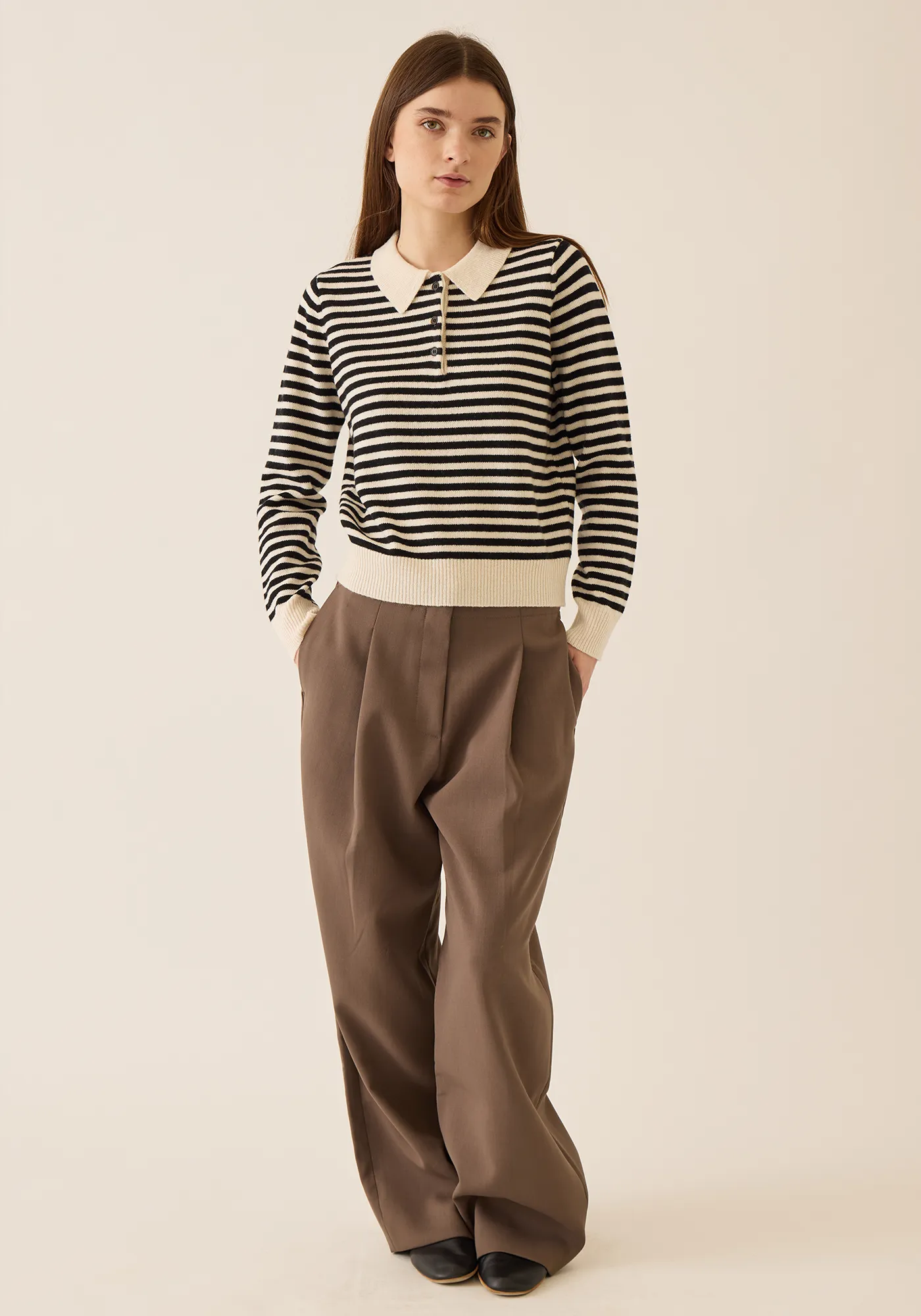 Riguel Lambswool Stripe Seater sold by DEMYLEE