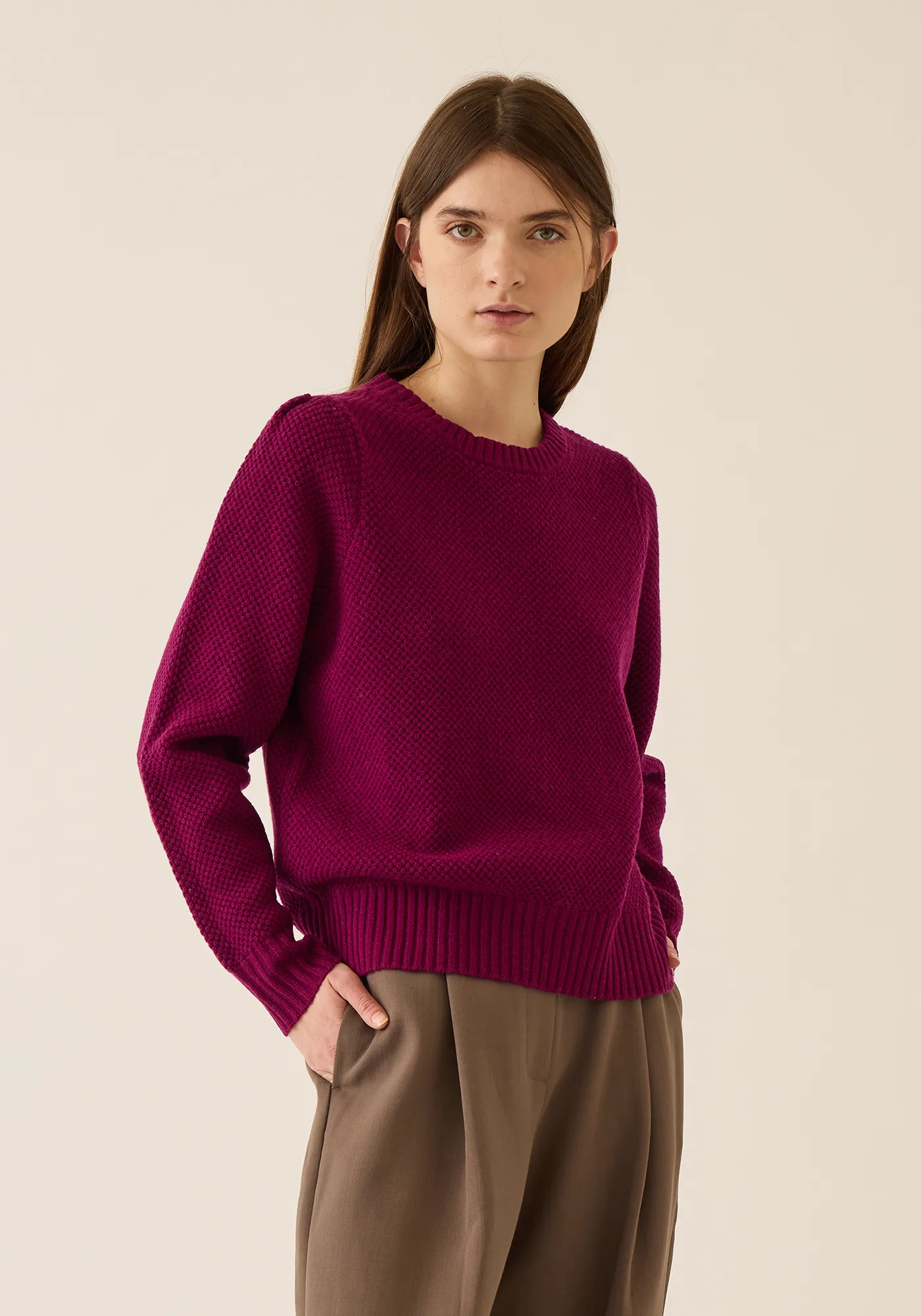 Selly Merino Wool Sweater sold by DEMYLEE