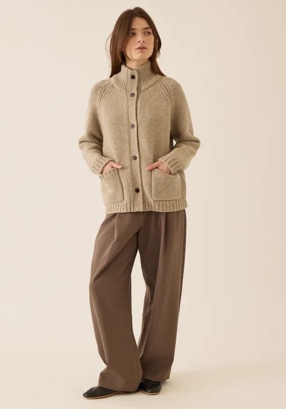 Kamila Soft Chunky Wool Cardigan sold by DEMYLEE