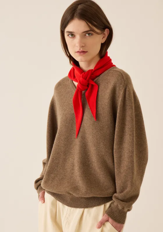 Nessa Small Cashmere Bandana sold by DEMYLEE