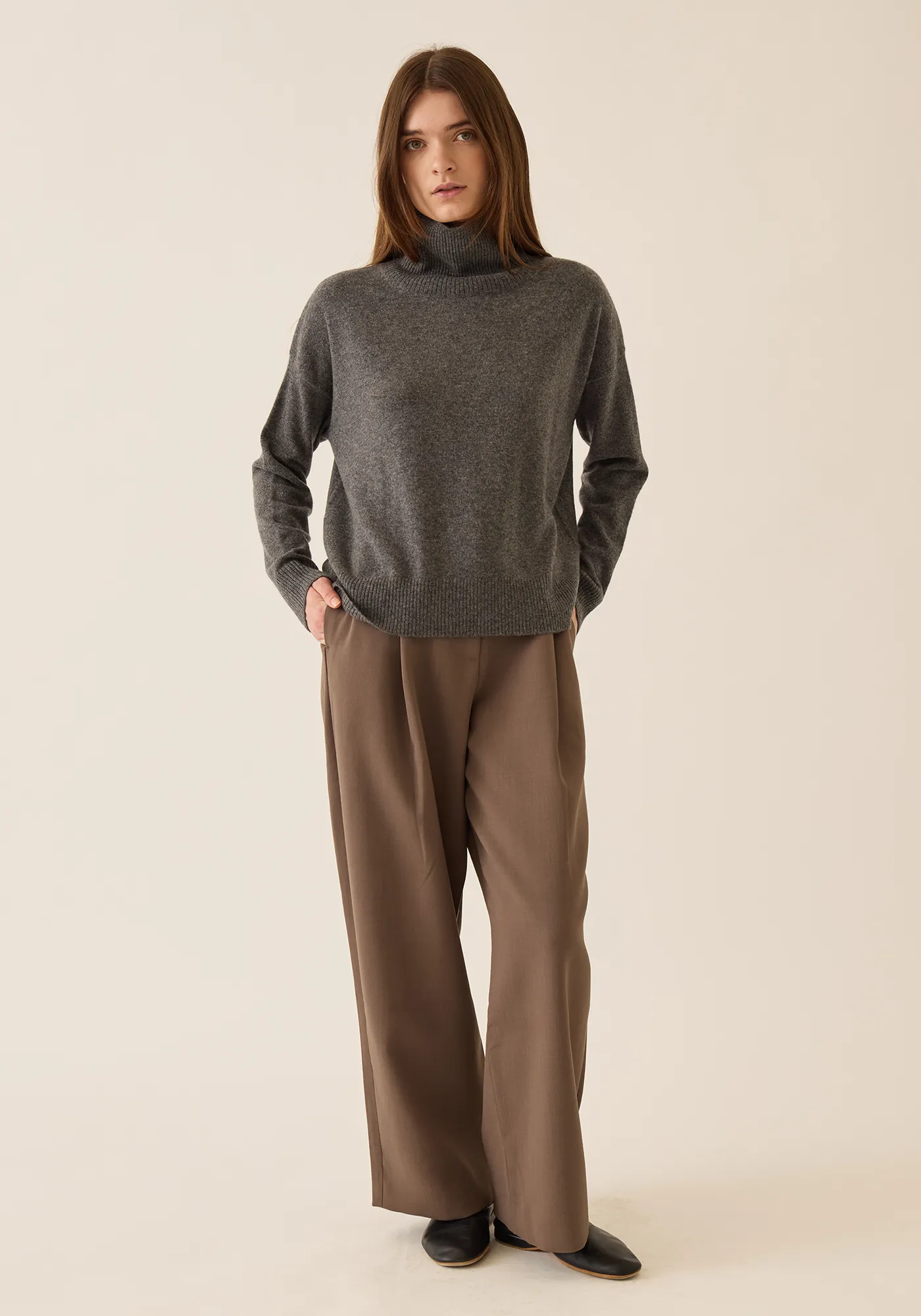Gianna Cashmere Turtleneck sold by DEMYLEE