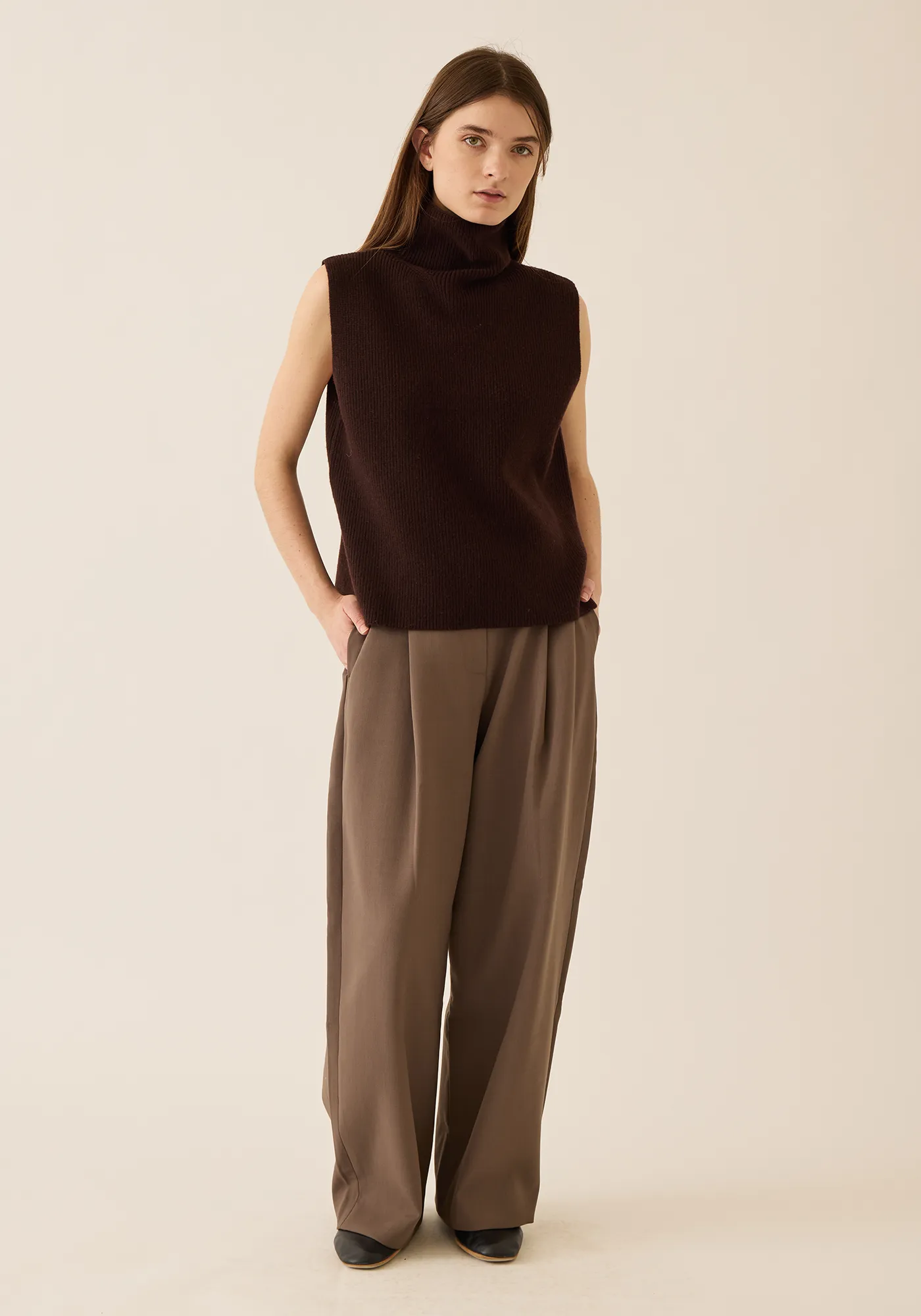 Aniyah Merino Wool Vest sold by DEMYLEE product image thumbnail 2