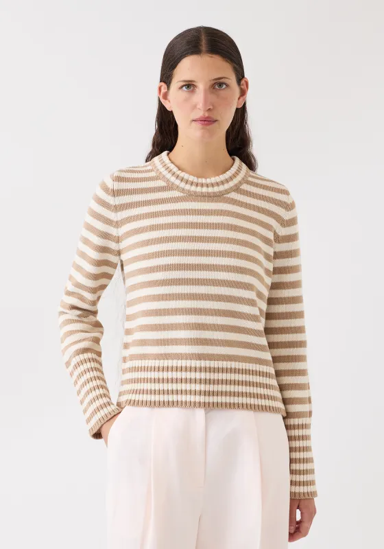 Micha Stripe Cotton Sweater sold by DEMYLEE