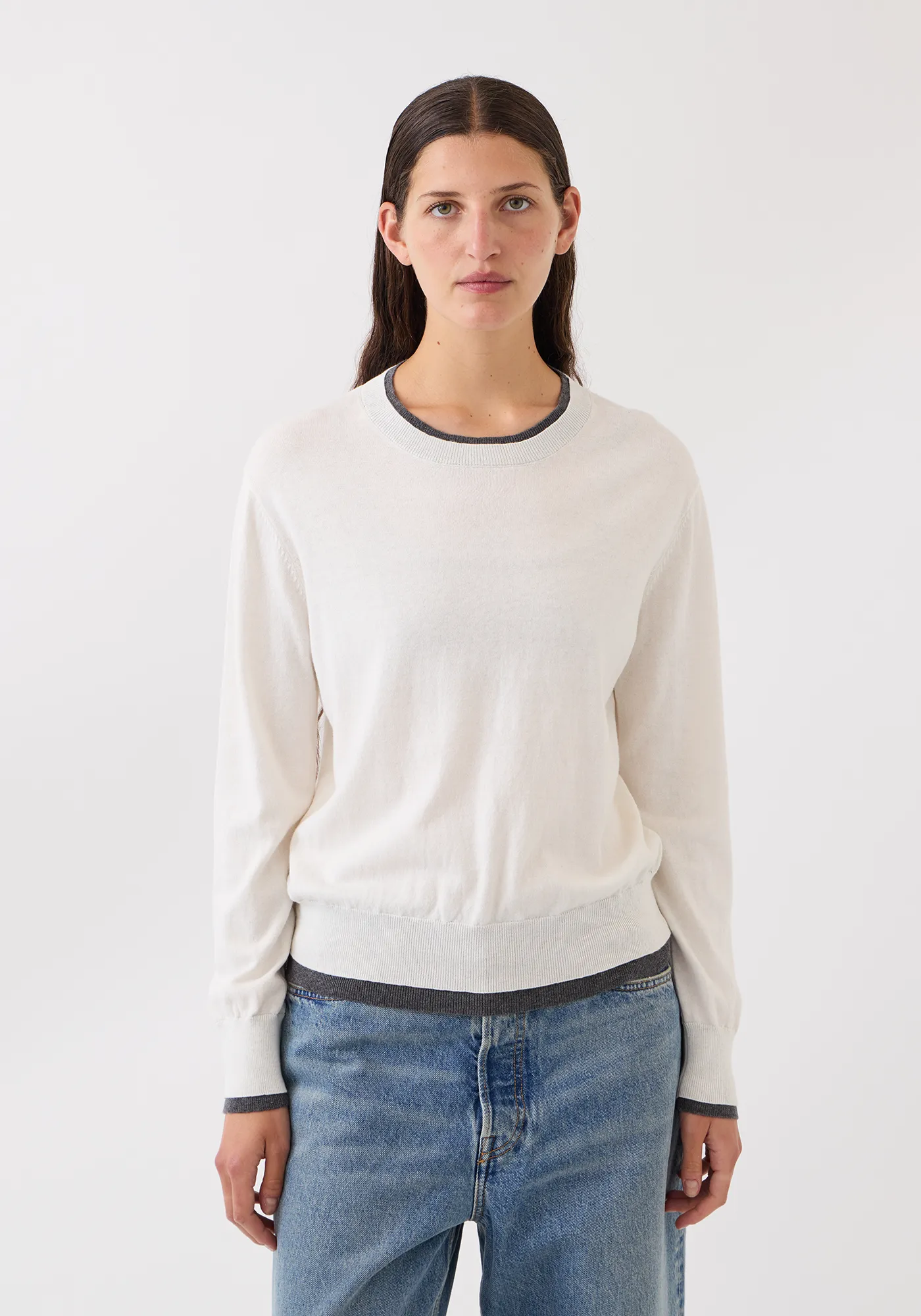 Camden Cotton Cashmere Sweater sold by DEMYLEE product image thumbnail 3