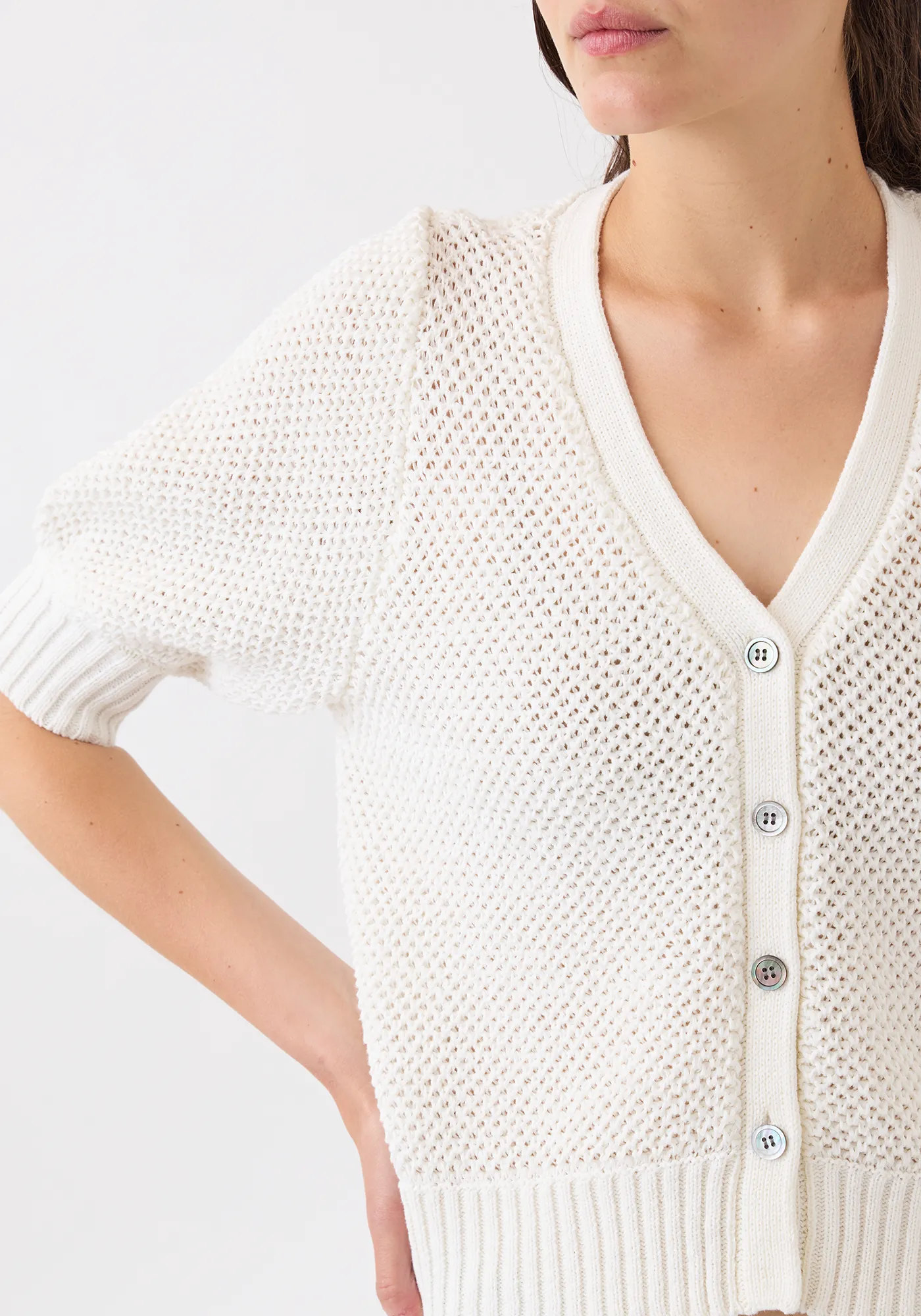 Tracy Cotton Cardigan sold by DEMYLEE product image thumbnail 2