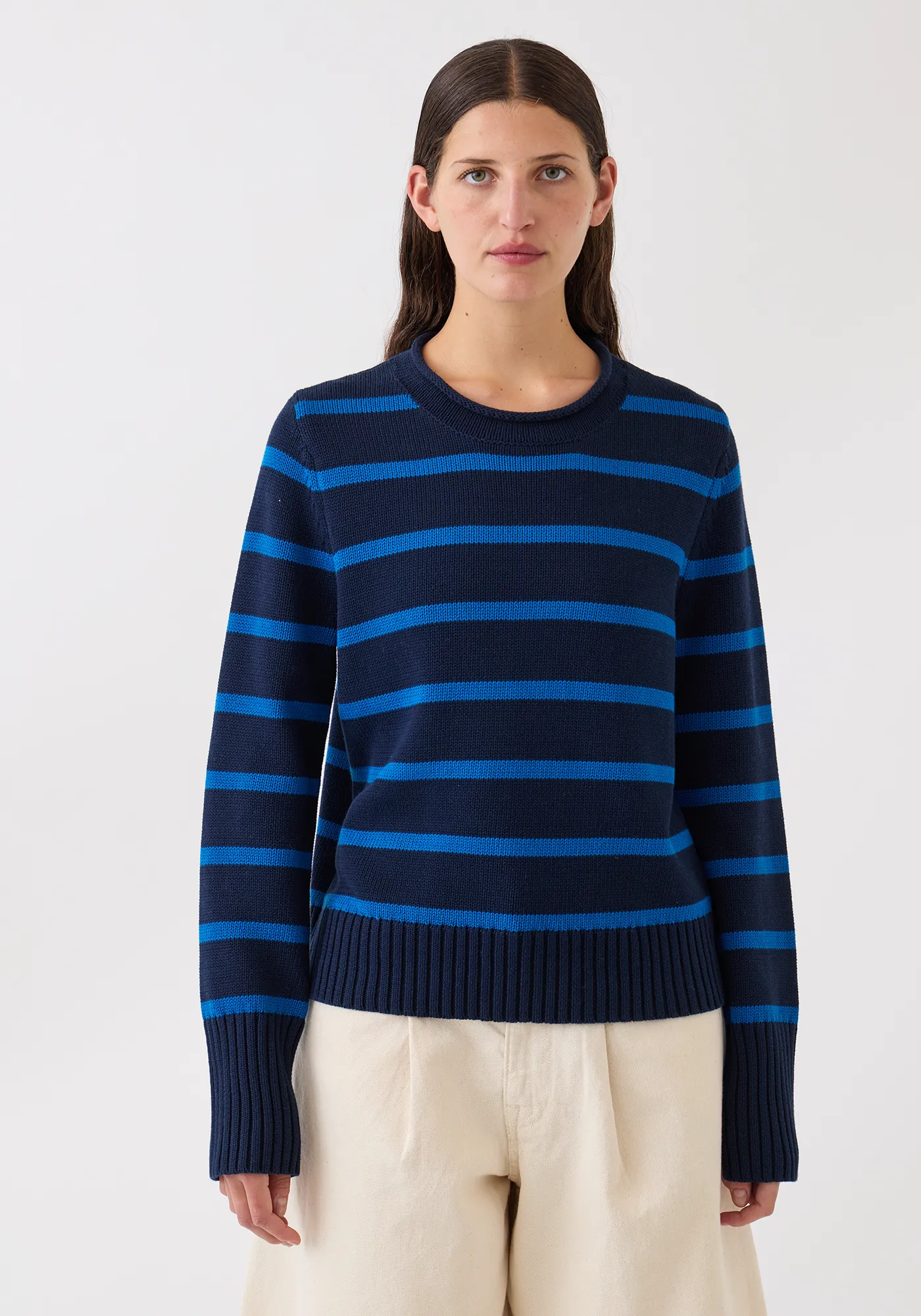 Quinn Stripe Cotton Sweater sold by DEMYLEE product image thumbnail 2