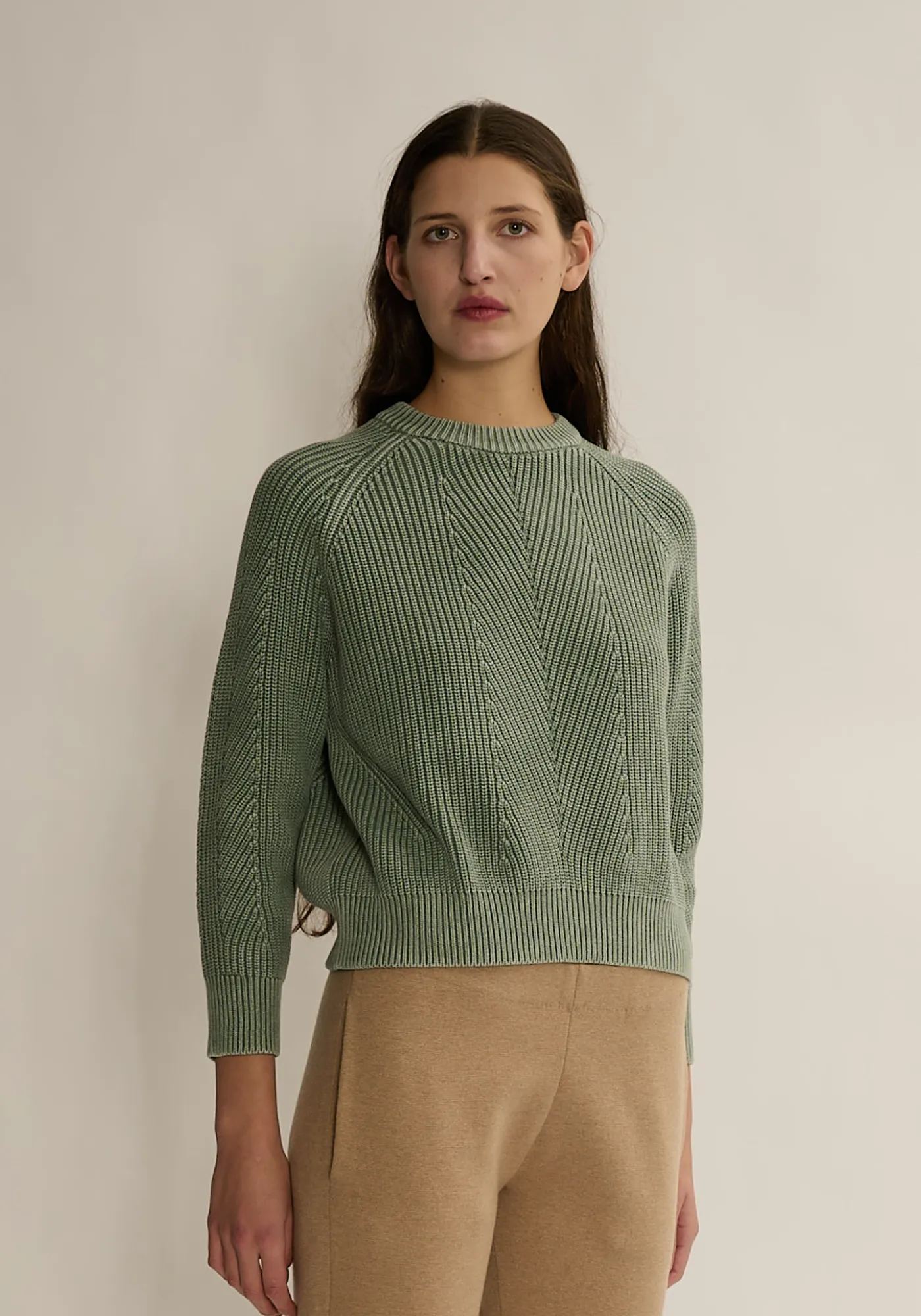 Chelsea Washed Cotton Sweater sold by DEMYLEE