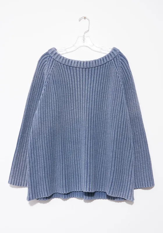 Tyler Sweater - Sea Blue sold by DEMYLEE