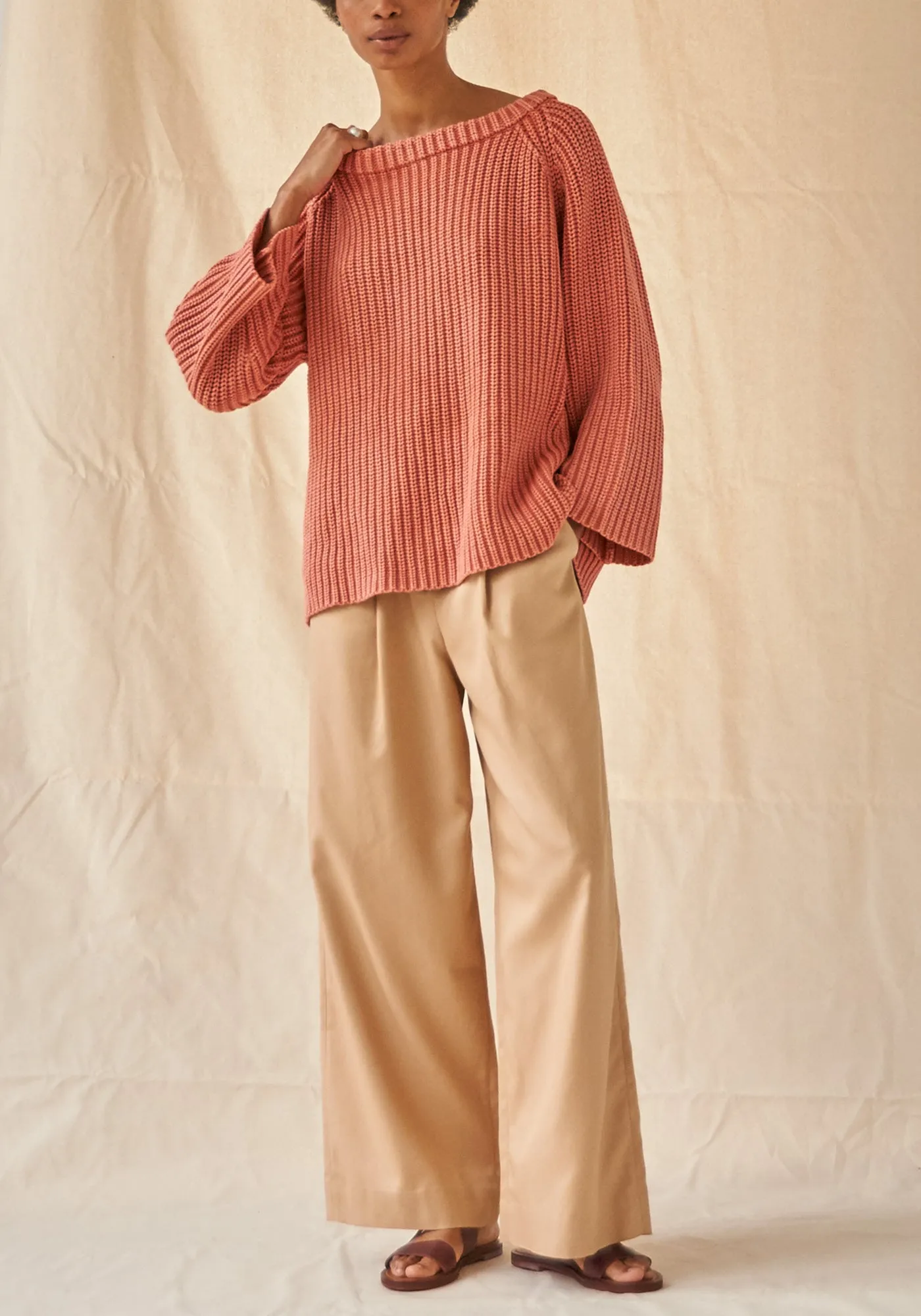 Tyler Sweater - Sea Blue sold by DEMYLEE product image thumbnail 2