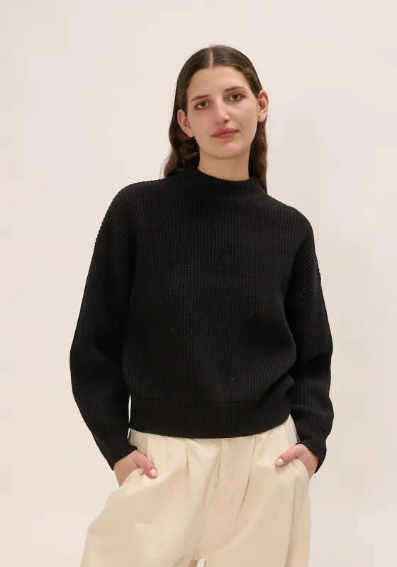Zoro Merino Wool Sweater - Black sold by DEMYLEE
