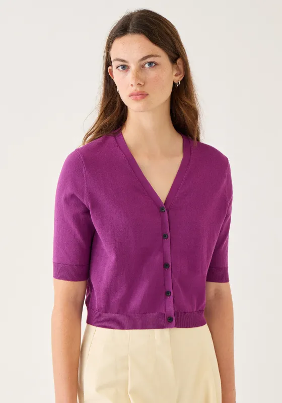 Tate Fine Cotton Stretch Cardigan sold by DEMYLEE