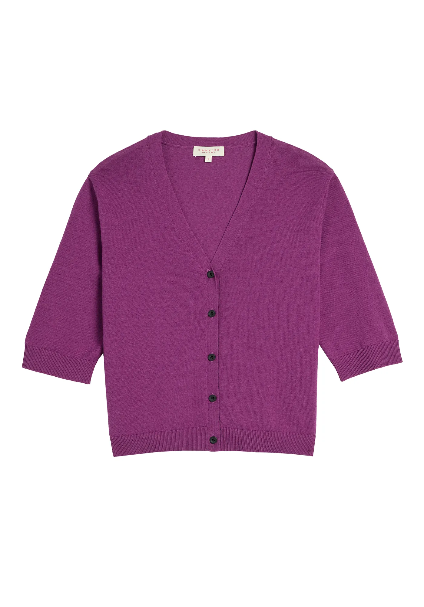 Tate Fine Cotton Stretch Cardigan sold by DEMYLEE product image thumbnail 3
