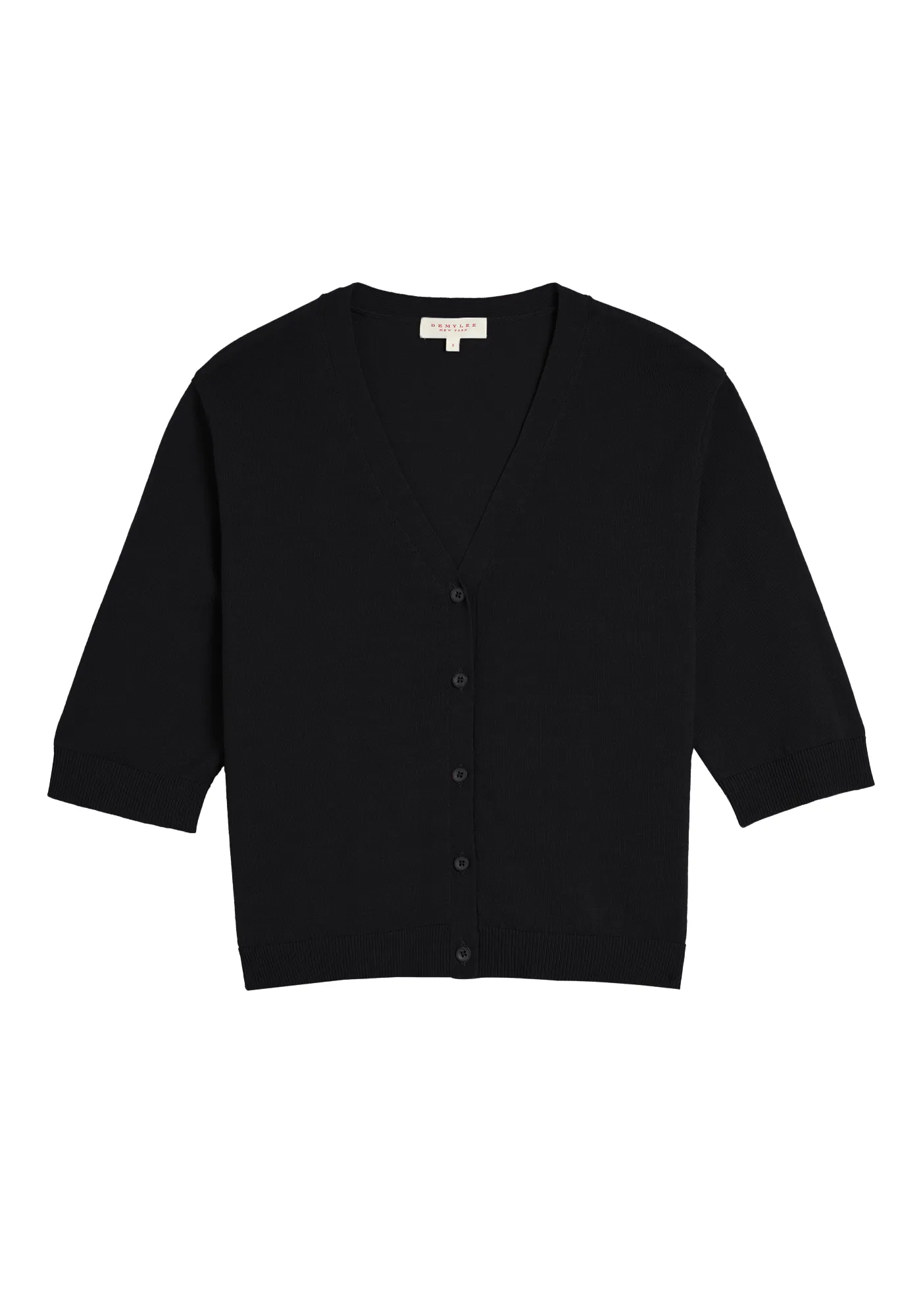 Tate Fine Cotton Stretch Cardigan sold by DEMYLEE product image thumbnail 4