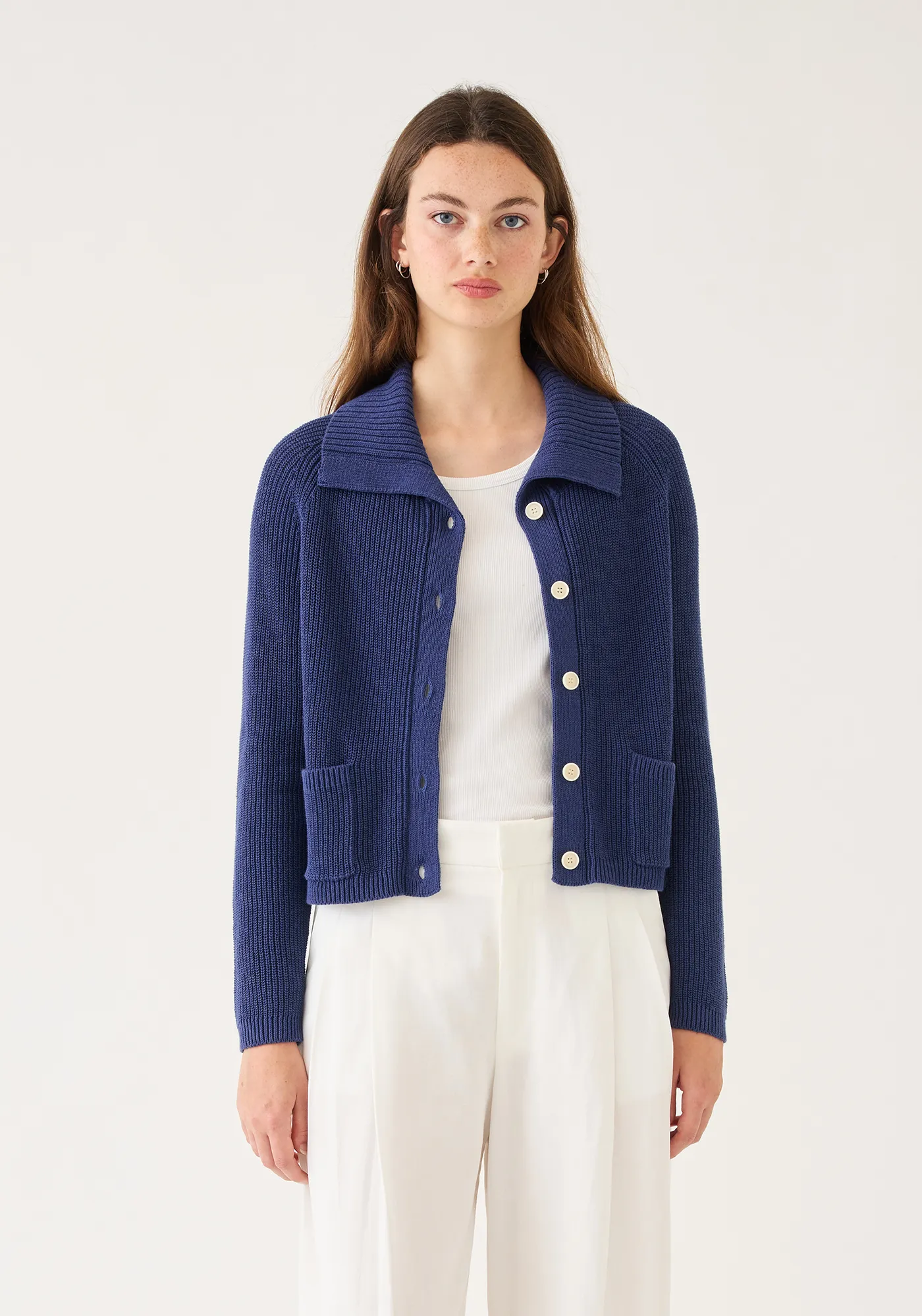 Morgan Cotton Linen Cardigan sold by DEMYLEE product image thumbnail 2