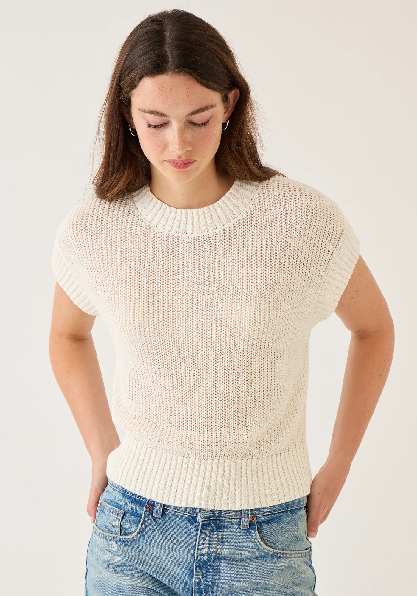 Marlowe Cotton Linen Top sold by DEMYLEE product image thumbnail 3