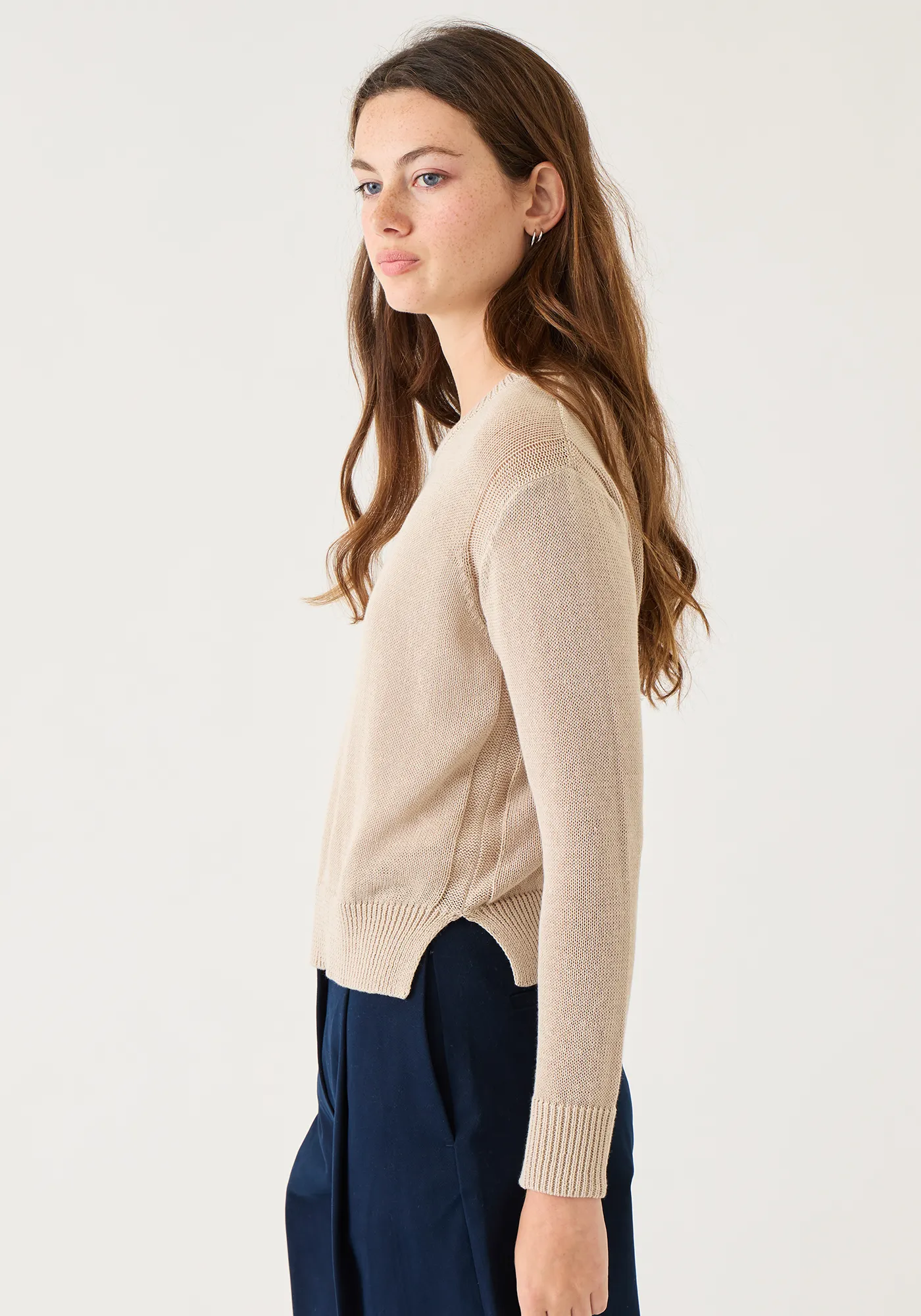Lana Cotton Linen Sweater sold by DEMYLEE product image thumbnail 3