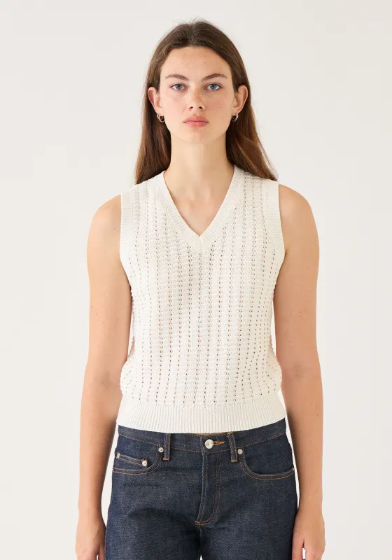 Layla Cotton Crochet Top sold by DEMYLEE
