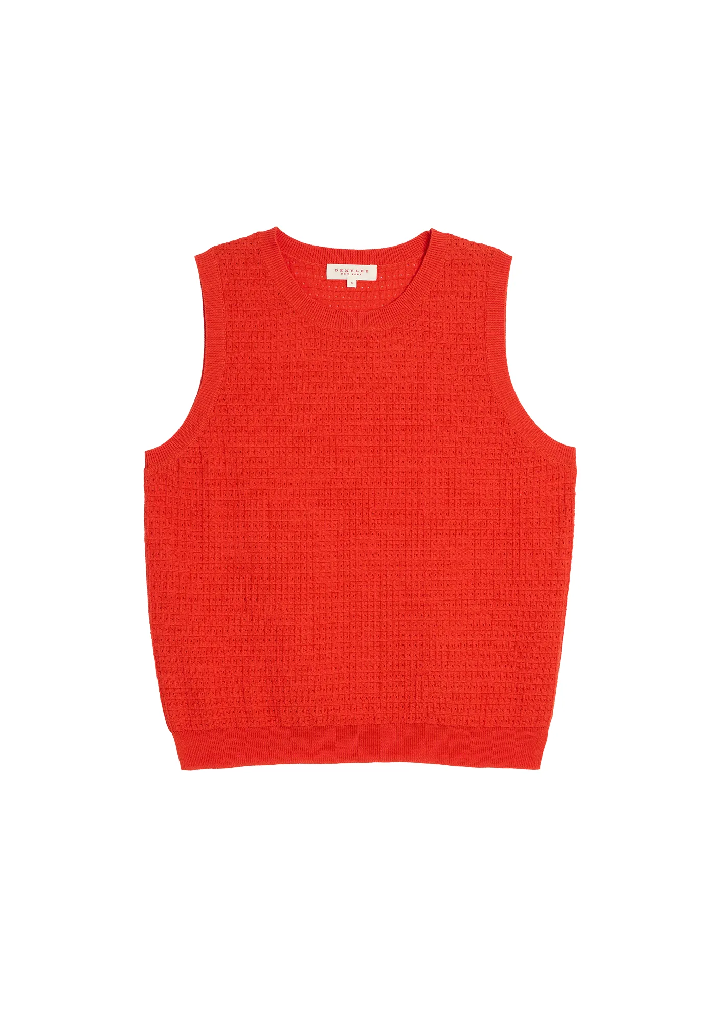 Issa Waffle Pointelle Cotton Top sold by DEMYLEE product image thumbnail 5