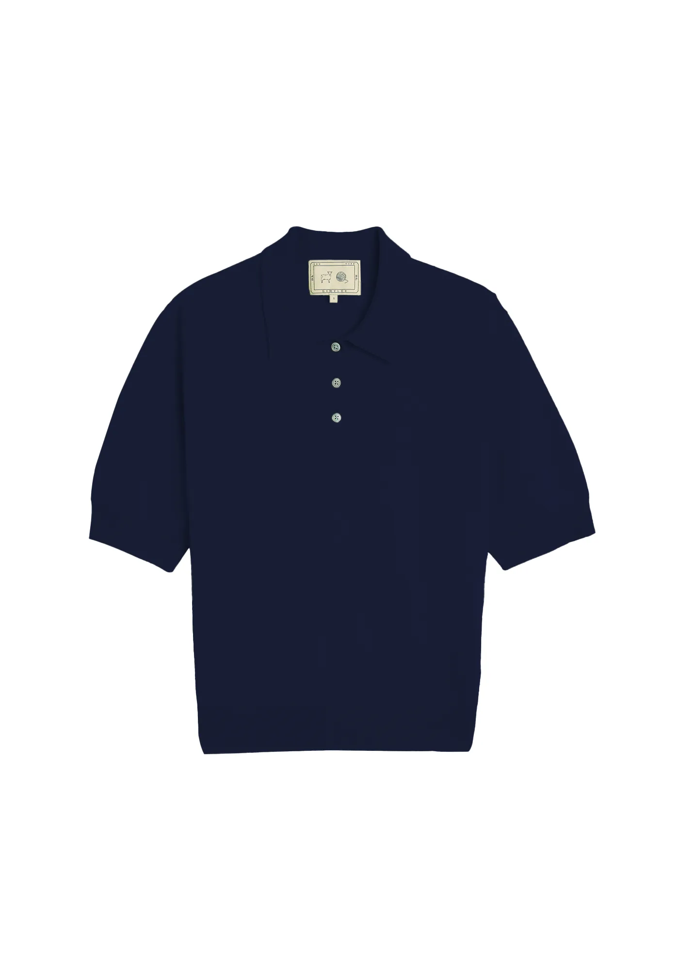 Amelia Cashmere Polo Top sold by DEMYLEE product image thumbnail 2