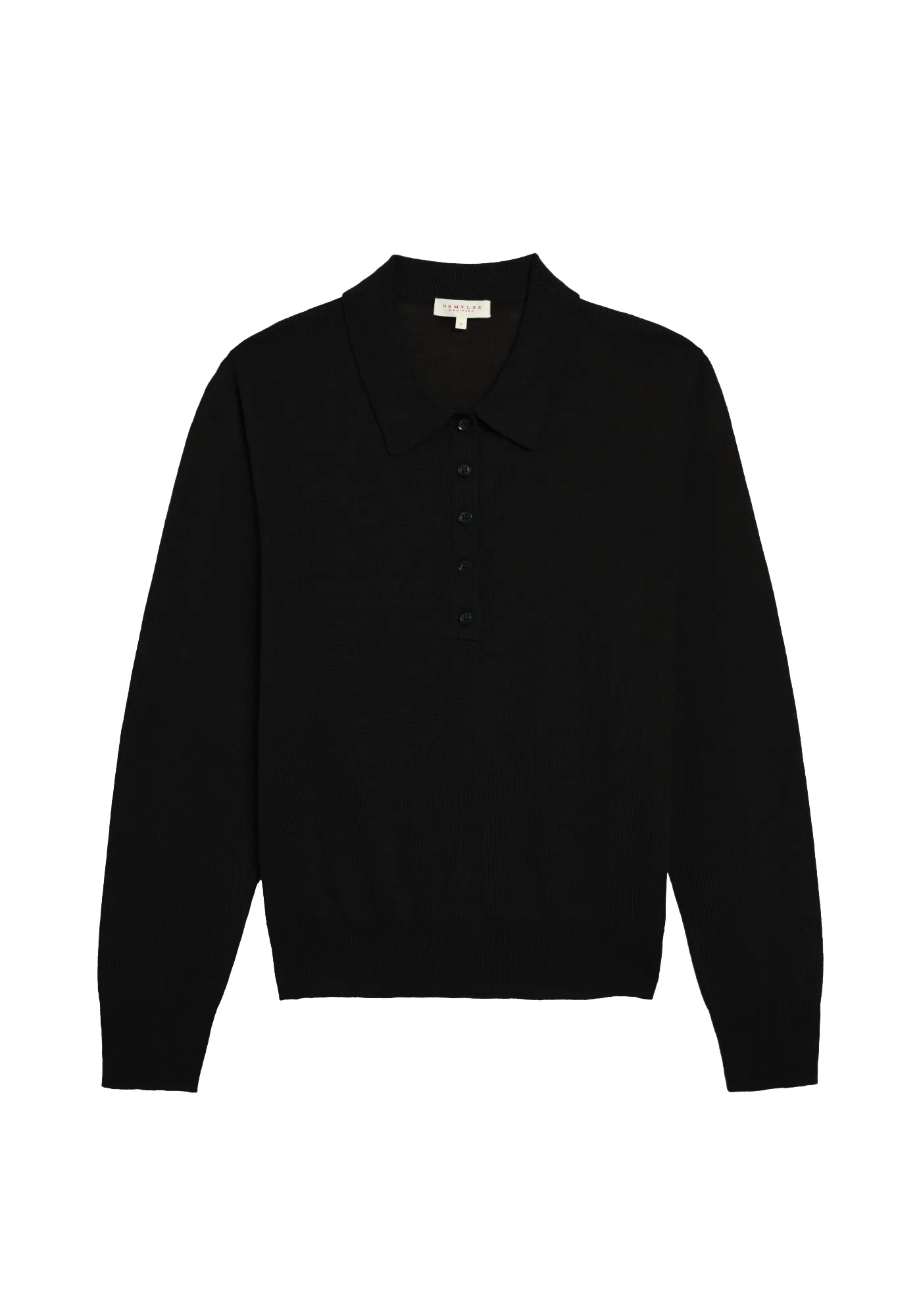 Monica Superfine Merino Wool Polo sold by DEMYLEE product image thumbnail 2