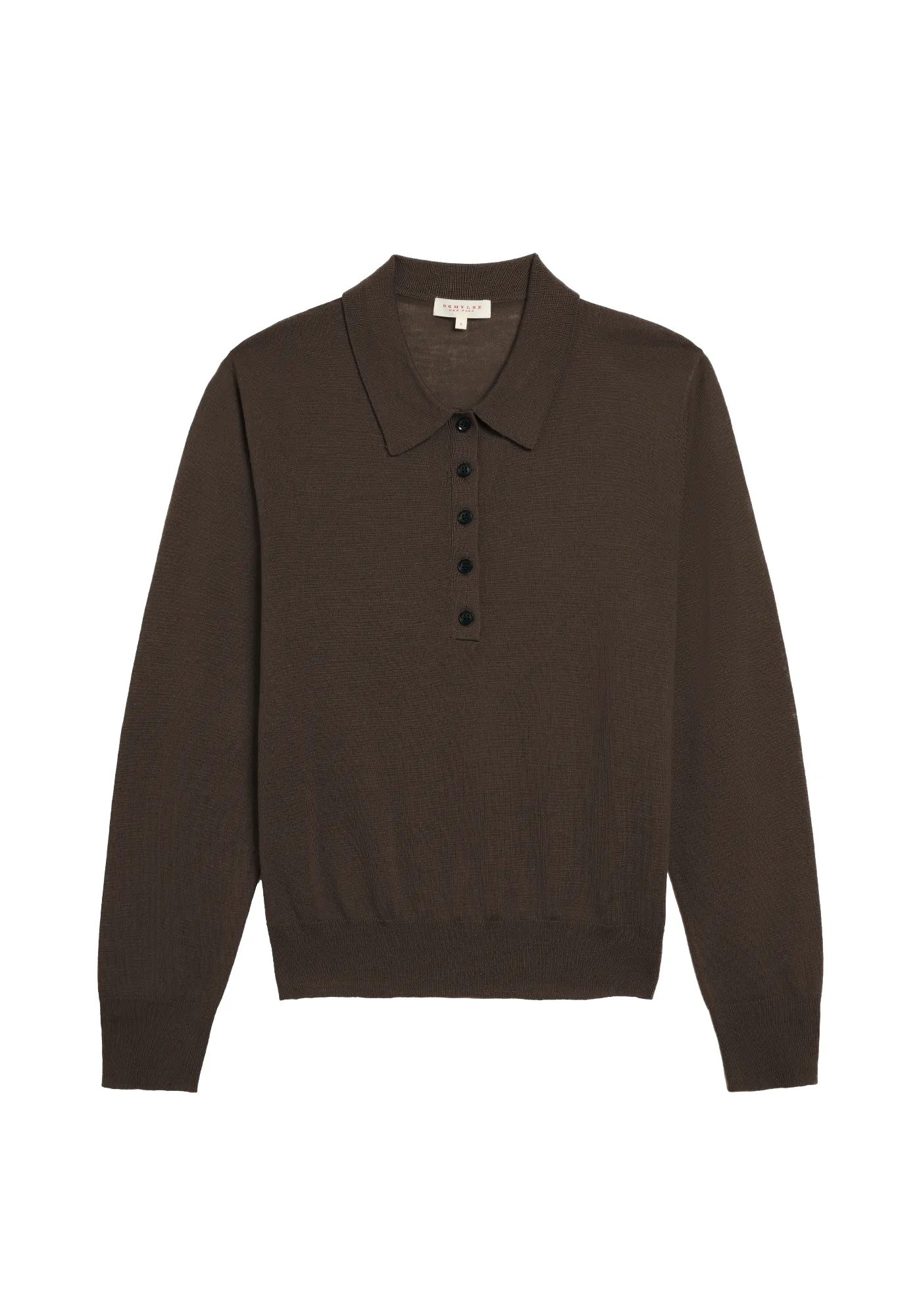Monica Superfine Merino Wool Polo sold by DEMYLEE product image thumbnail 3