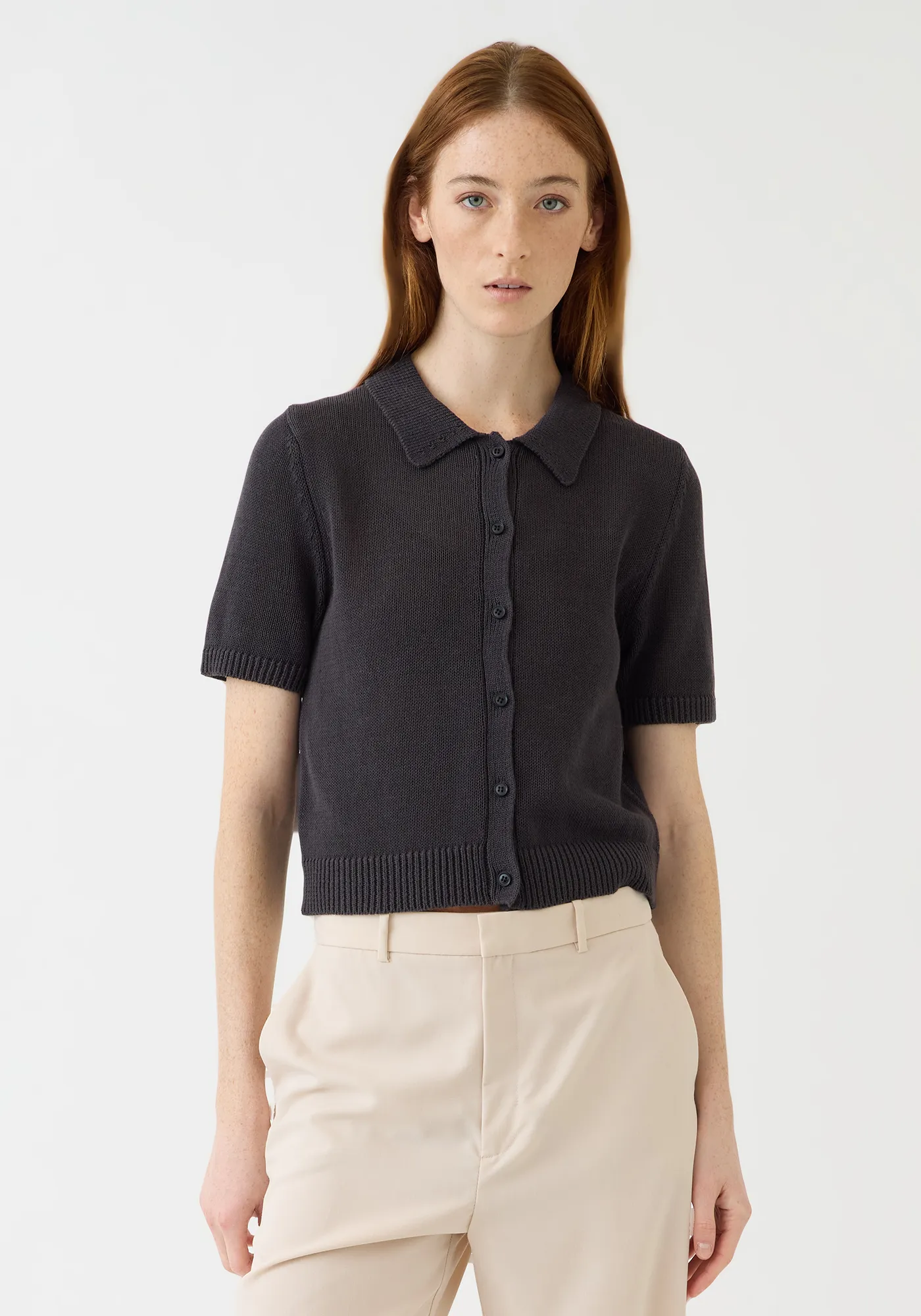 Lena Cotton Linen Top sold by DEMYLEE