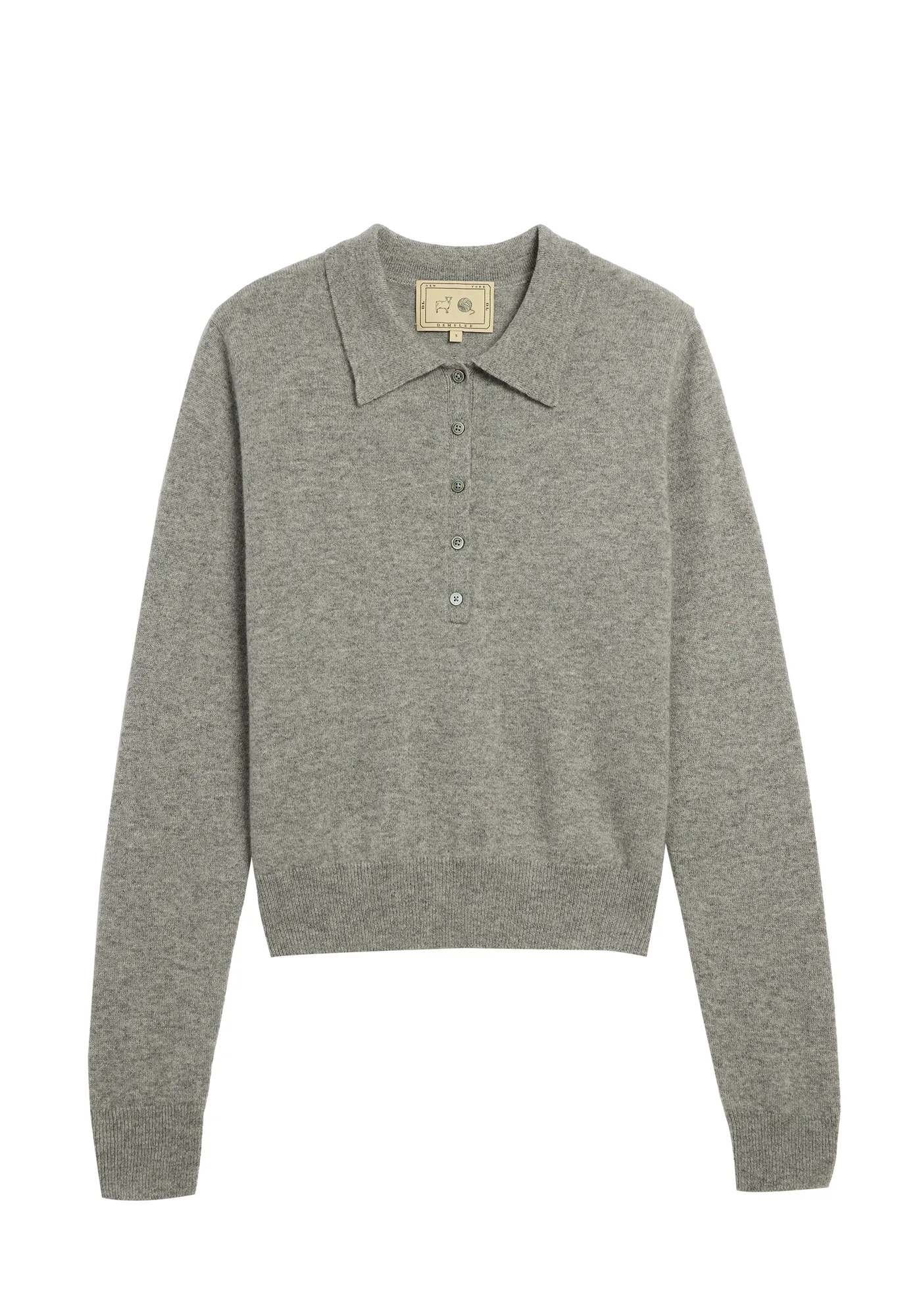 Vera Cashmere Polo Sweater sold by DEMYLEE product image thumbnail 2