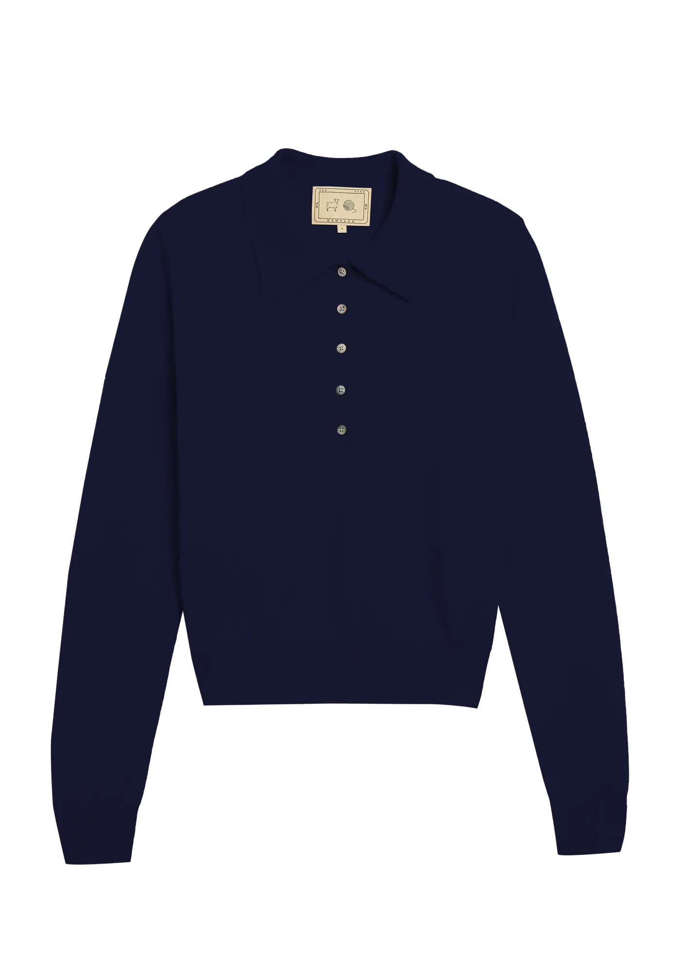 Vera Cashmere Polo Sweater sold by DEMYLEE product image thumbnail 3