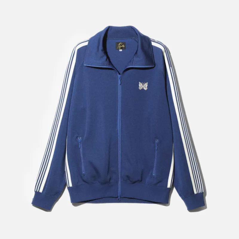 TRACK JACKET POLY SMOOTH - ROYAL sold by Lapstone & Hammer
